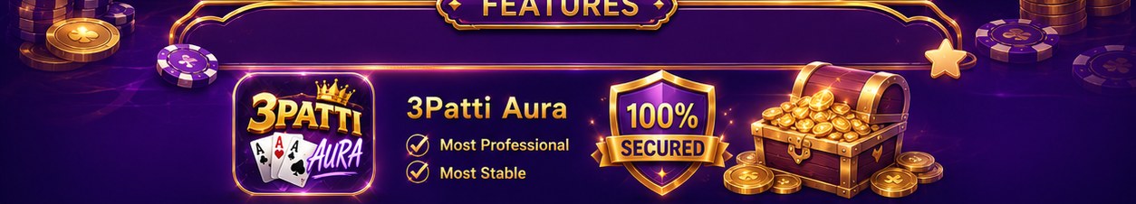 3Patti Aura official trust badge banner artwork